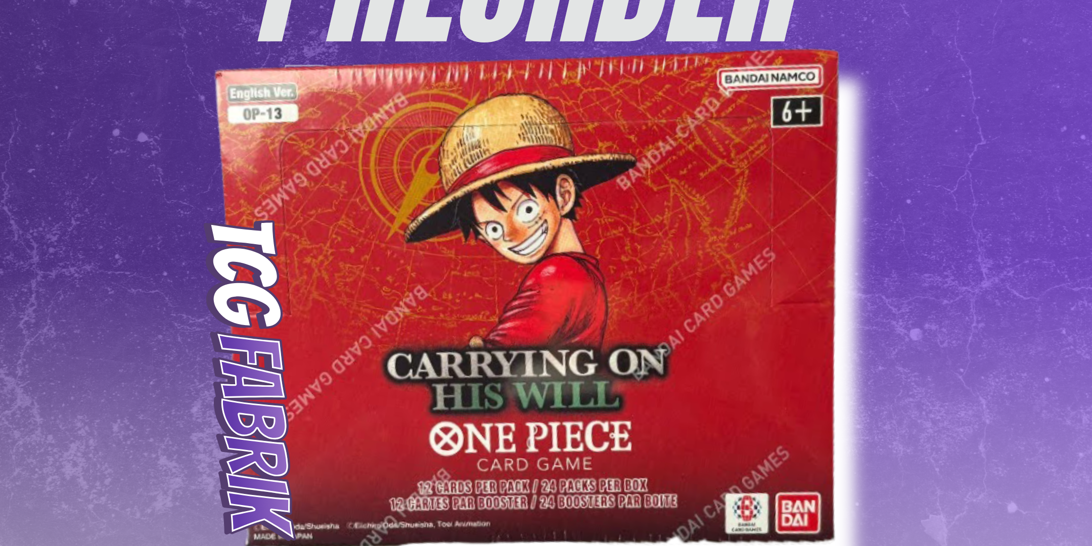 One Piece Card Game OP09 Four Emperors Booster Box English TCG Fabrik Inc One Piece Card Game OP09 Four Emperors Booster Box English TCG Fabrik Inc
