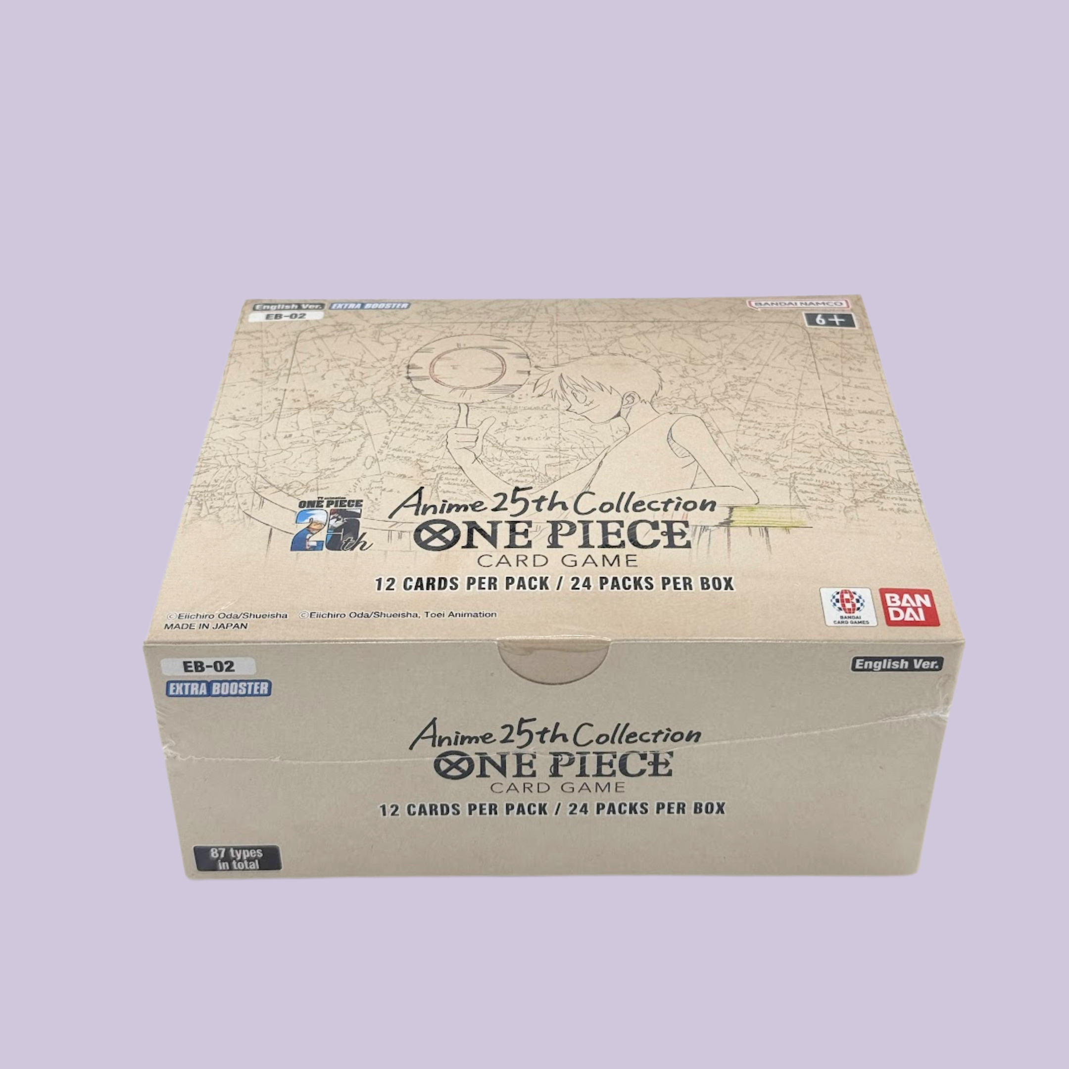 One Piece Booster One Piece Card Game Extra Booster: Anime 25th Collection Pack (EB-02) English - 12 Cards, Brand New One Piece Tcg One Piece Booster One Piece Card Game Extra Booster: Anime 25th Collection Pack (EB-02) English - 12 Cards, Brand New One Piece Tcg