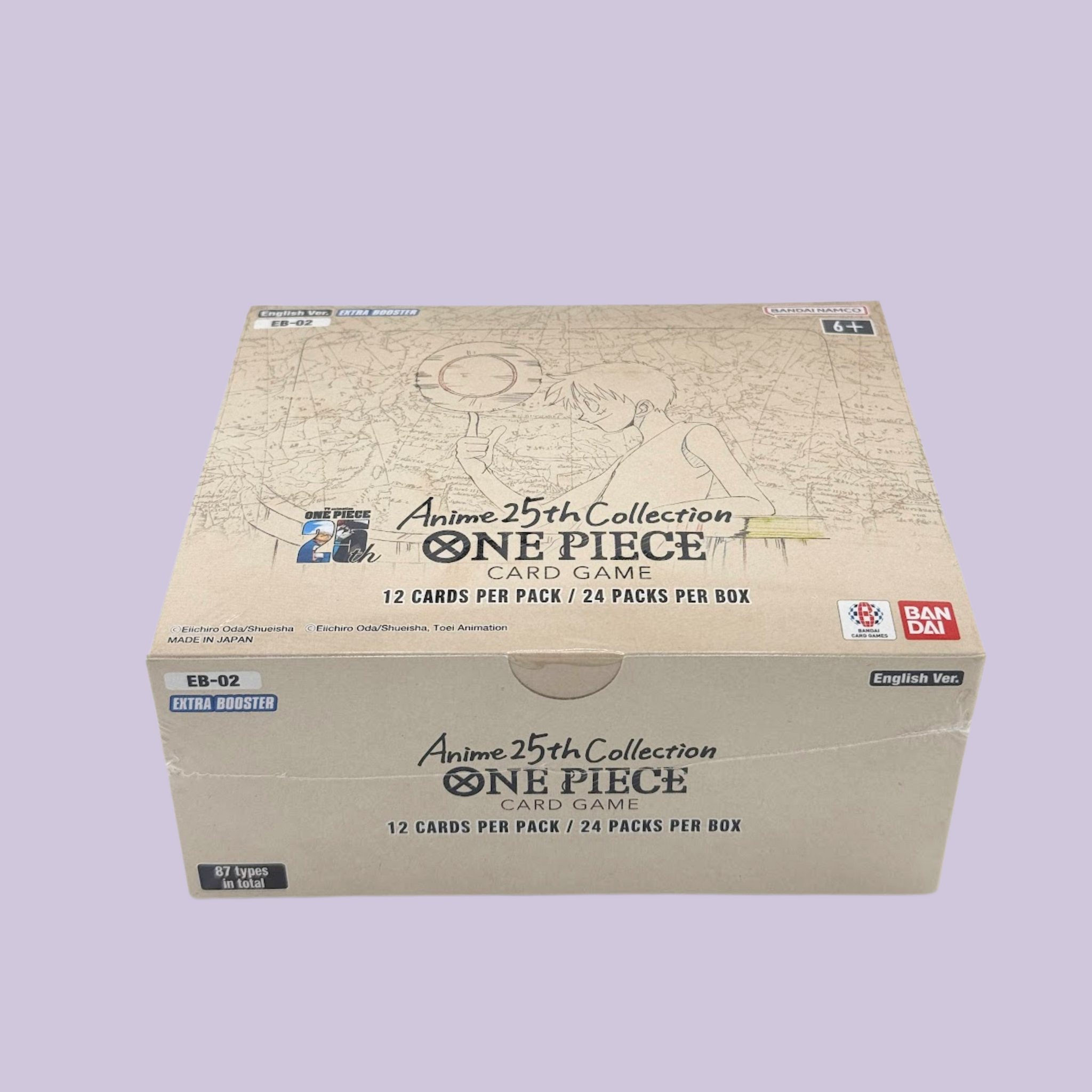 One Piece Card Game Japanese Booster Box - EB-02 Anime 25th Collection (Sealed) Anime Card Game Extra Booster One Piece Card Game Japanese Booster Box - EB-02 Anime 25th Collection (Sealed) Anime Card Game Extra Booster